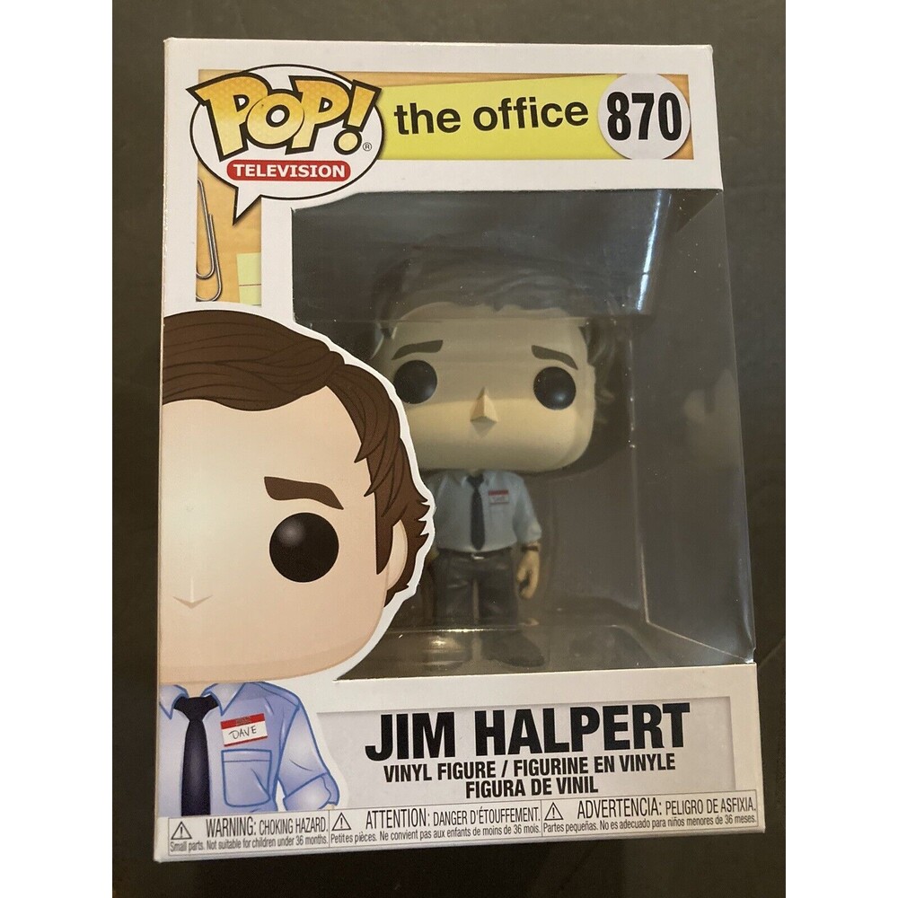 Funko Pop! Vinyl: The Office - Jim Halpert #870. New in Box.